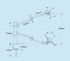 Pole-Mounted Monitor Arm