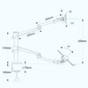 Pole-Mounted Monitor Arm